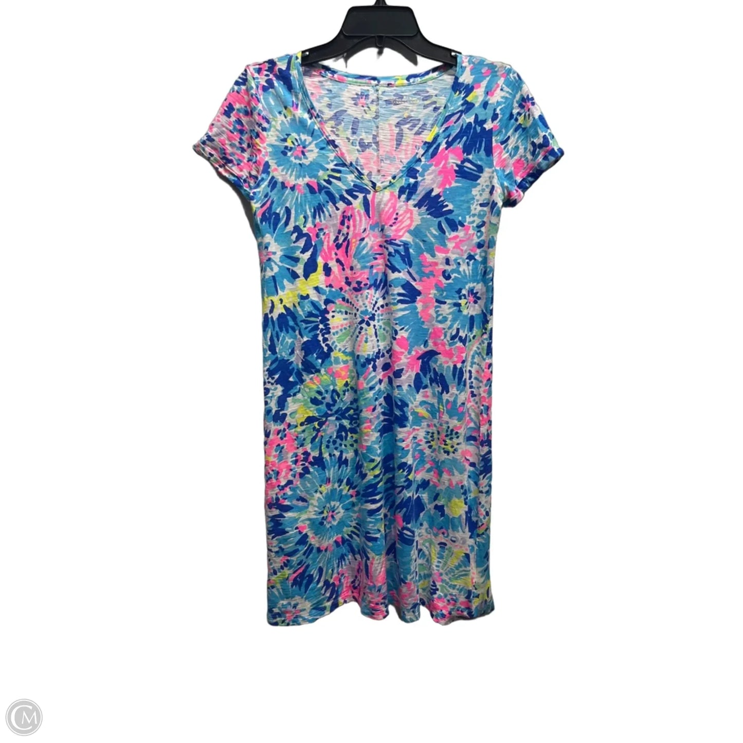 Dress Designer By Lilly Pulitzer In Blue & Pink, Size: Xs