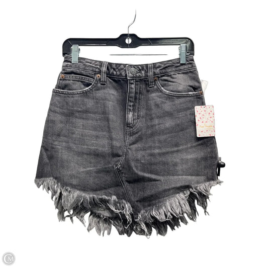 Skirt Mini & Short By We The Free In Black Denim, Size: 2