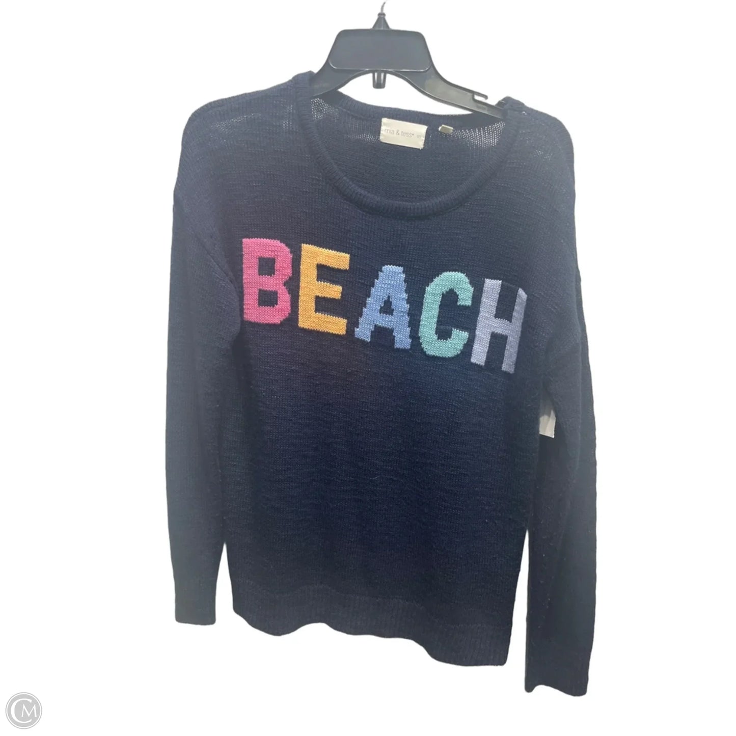 Sweater By mia & tess  In Navy, Size: S