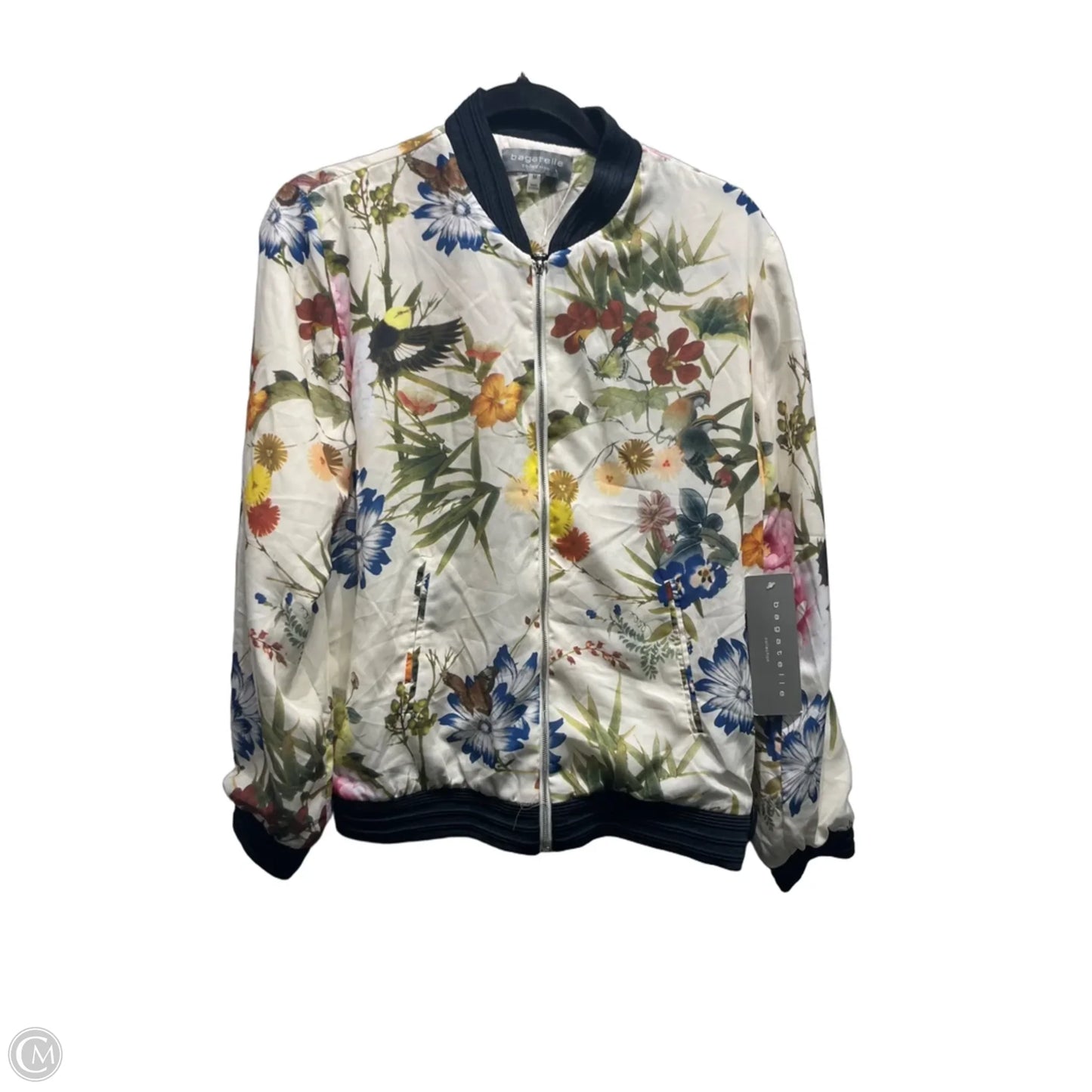 Jacket Other By Bagatelle In Cream & Green, Size: M