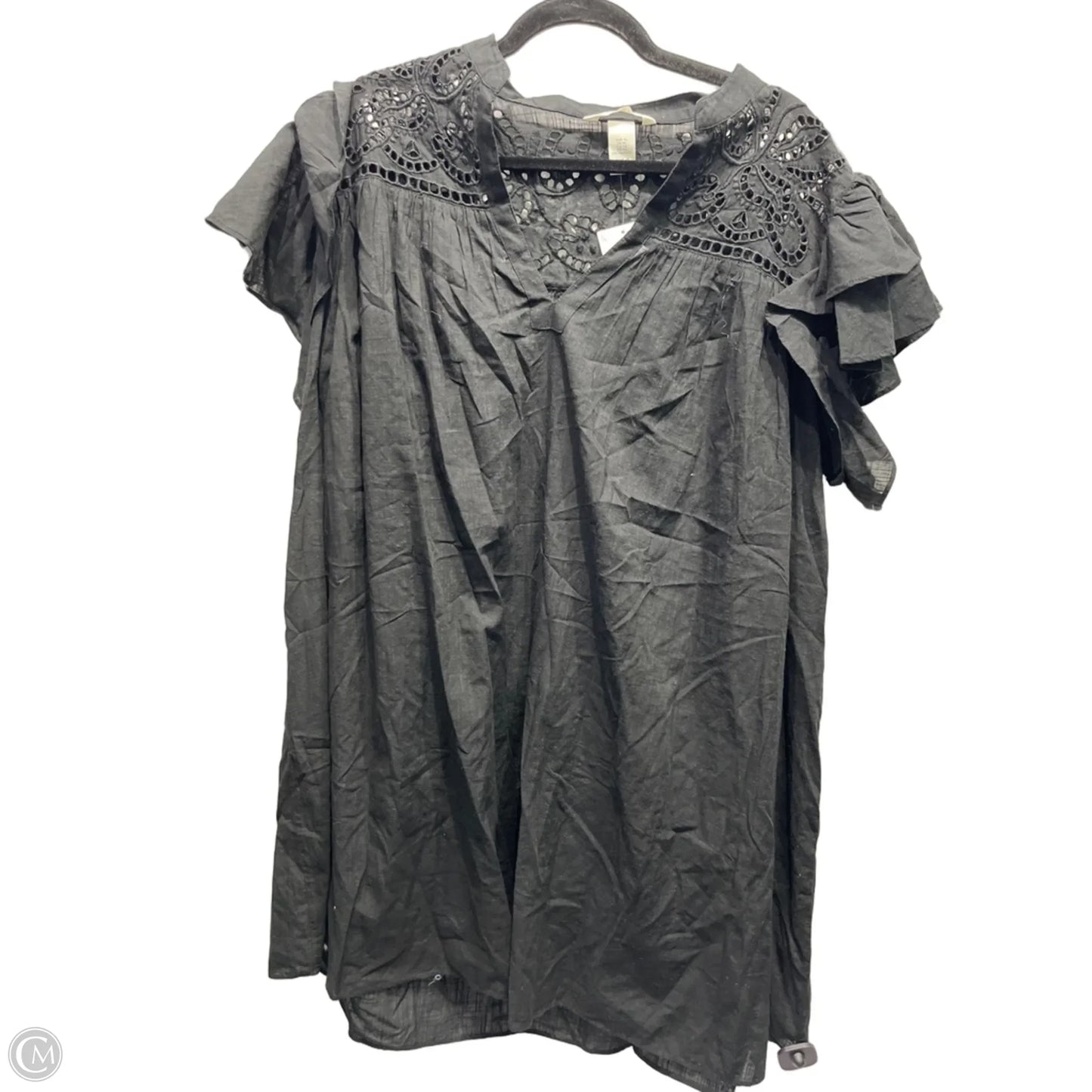 Dress Casual Short By H&m In Black, Size: Xl