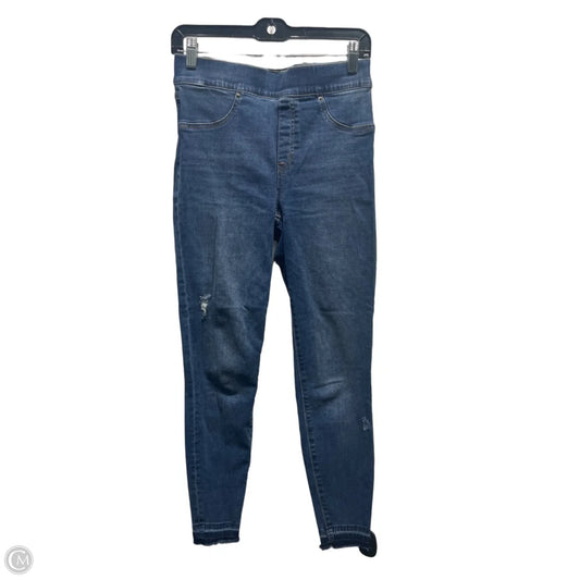 Jeans Skinny By Spanx In Blue Denim, Size: M
