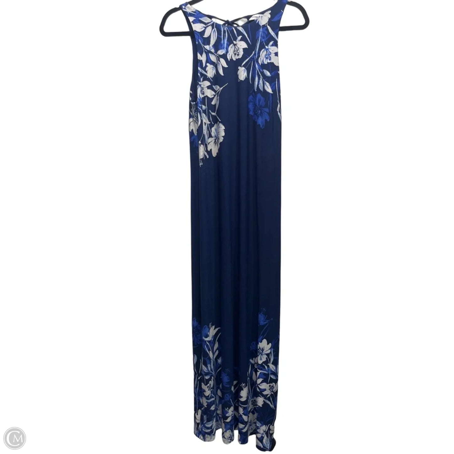 Dress Casual Maxi By Tommy Bahama In Blue & White, Size: S