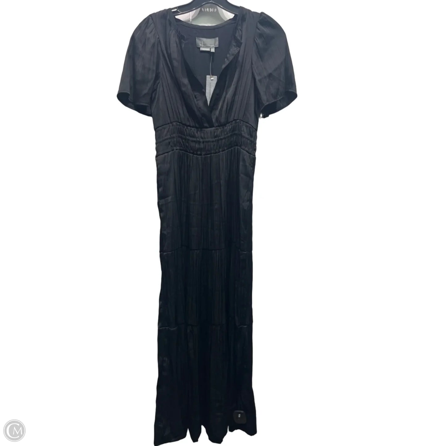 Dress Casual Midi By Anthropologie In Black, Size: Xxsp