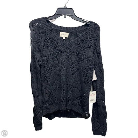 Sweater By Lucky Brand In Black, Size: Xs