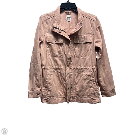 Jacket Denim By Gap In Pink Denim, Size: M