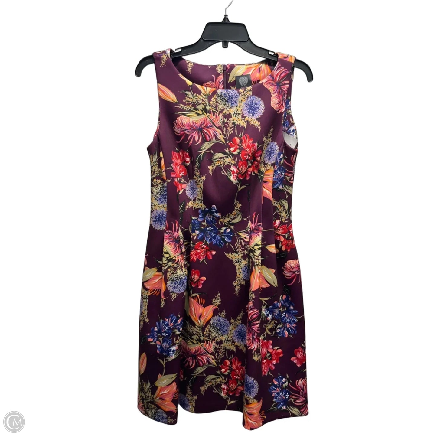 Dress Work By Vince Camuto In Maroon, Size: 8