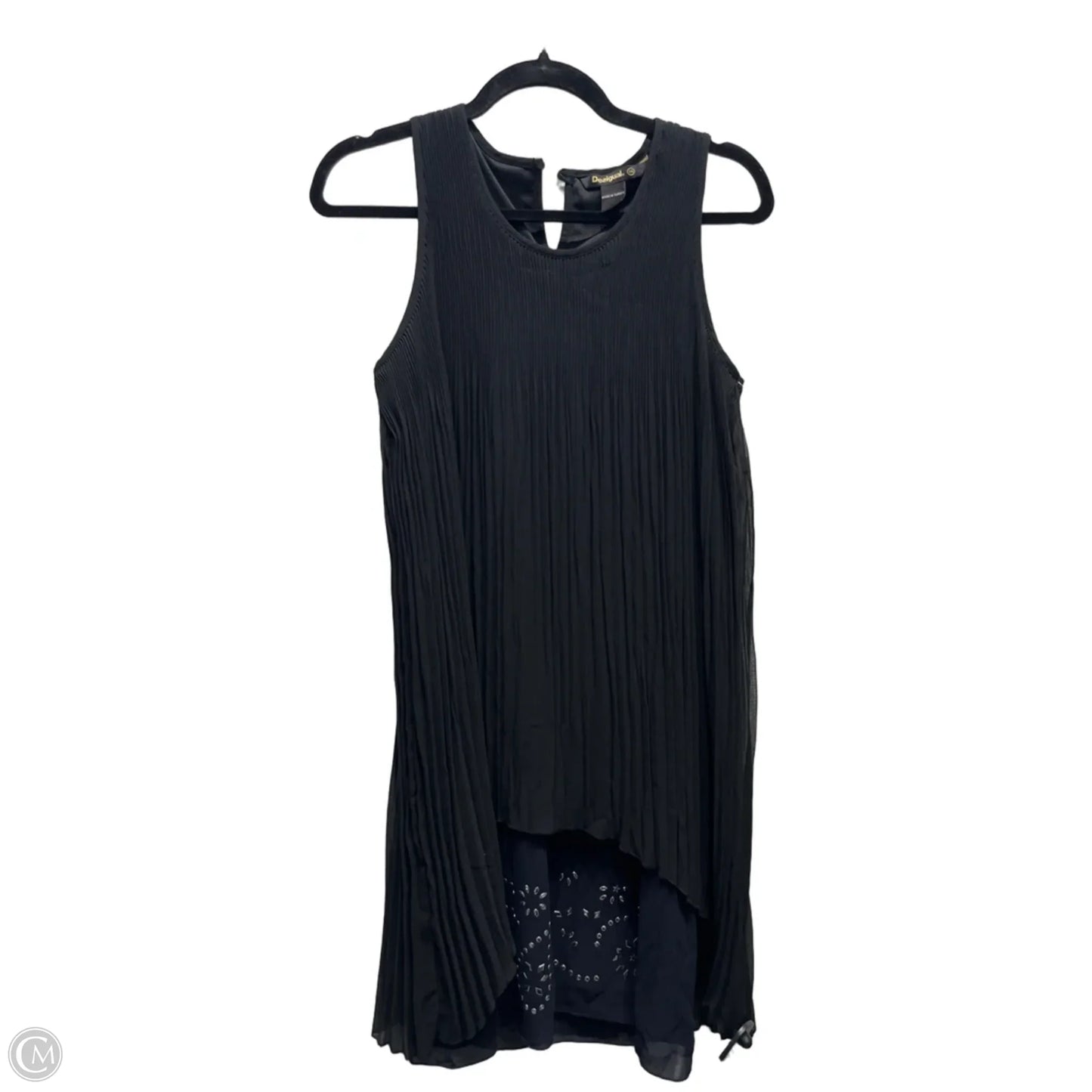 Dress Casual Short By Desigual In Black, Size: 2