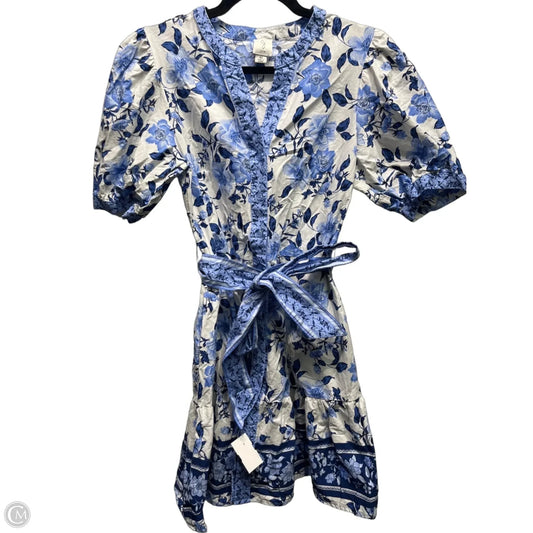 Dress Party Short By Joie In Blue & White, Size: 10