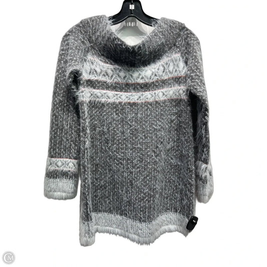 Sweater By Sleeping On Snow In Grey & White, Size: M