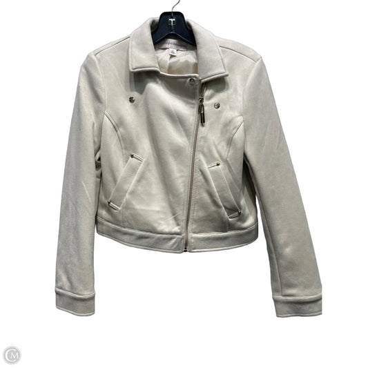 Jacket Moto By Catherine Malandrino In Cream, Size: S