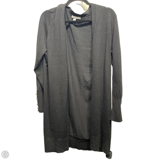 Sweater Cardigan By Chicos In Black, Size: L