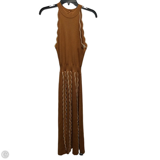 Dress Casual Maxi By Flying Tomato In Brown, Size: M