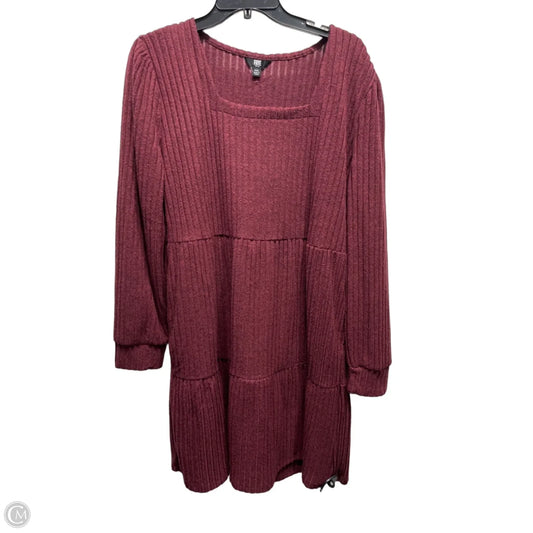Dress Designer By Frye In Maroon, Size: Xxl