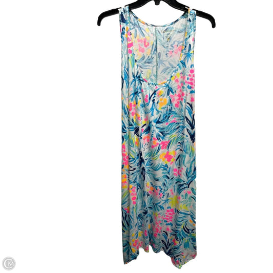 Dress Designer By Lilly Pulitzer In Blue & Pink, Size: Xl