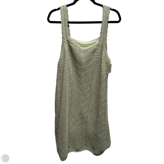 Dress Casual Midi By A New Day In Green, Size: Xxl