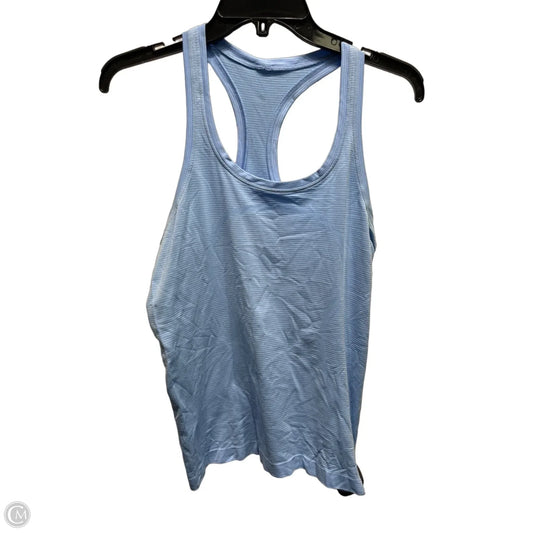 Athletic Tank Top By Lululemon In Blue, Size: 8