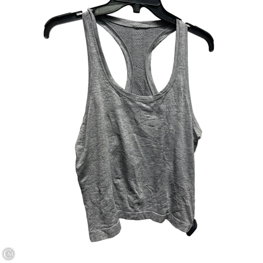 Athletic Tank Top By Lululemon In Grey, Size: 8