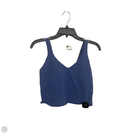 Athletic Bra By Lululemon In Blue, Size: 8