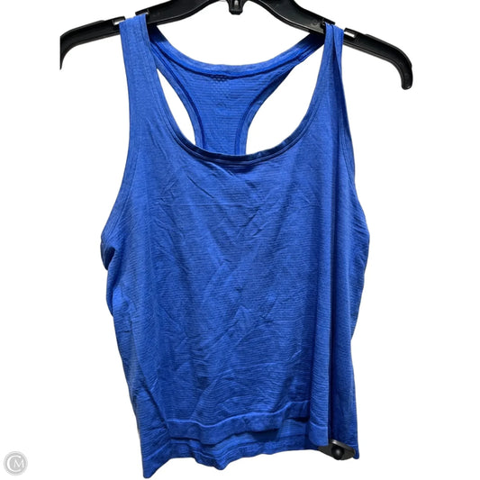 Athletic Tank Top By Lululemon In Blue, Size: 8