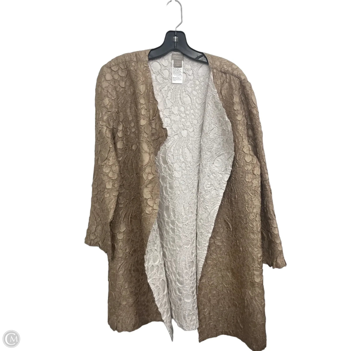 Blazer By Chicos In Gold, Size: M
