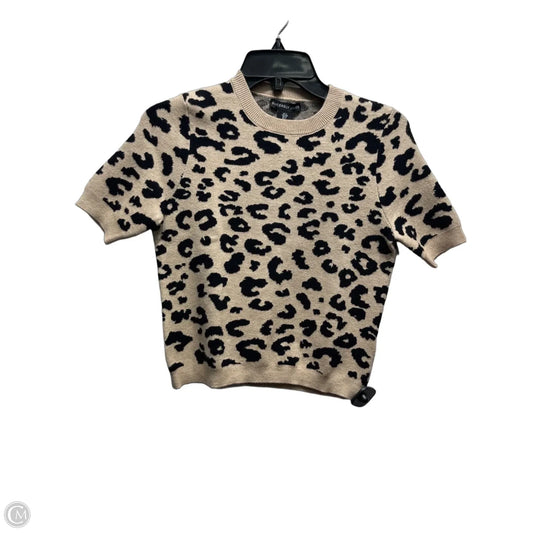 Sweater Short Sleeve By Sincerely Jules In Black & Cream, Size: S