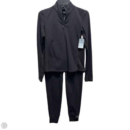 Athletic Pants 2pc By Flx In Black, Size: Xs