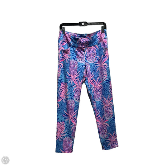 Pants Designer By Lilly Pulitzer In Blue & Pink, Size: 10