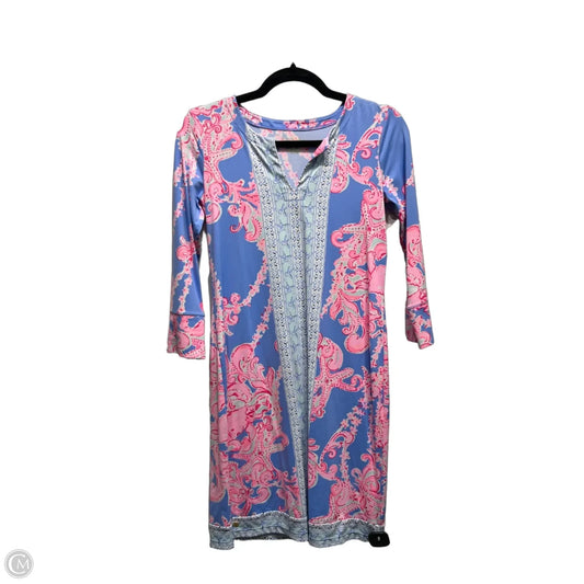 Dress Designer By Lilly Pulitzer In Blue & Pink, Size: Xs