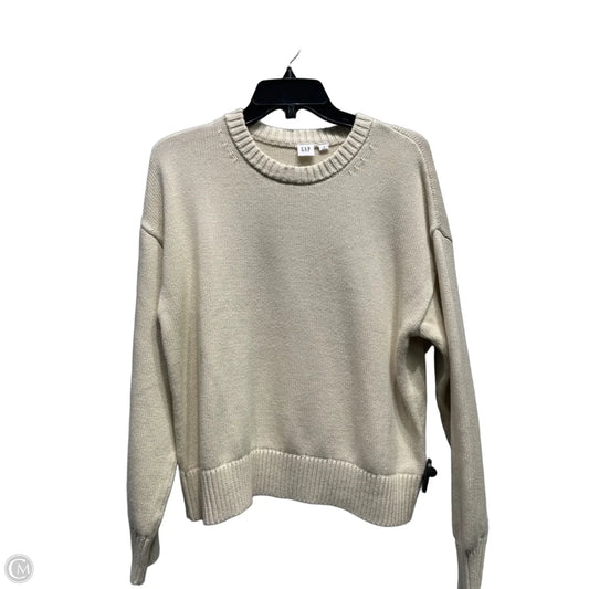 Sweater By Gap In Cream, Size: S