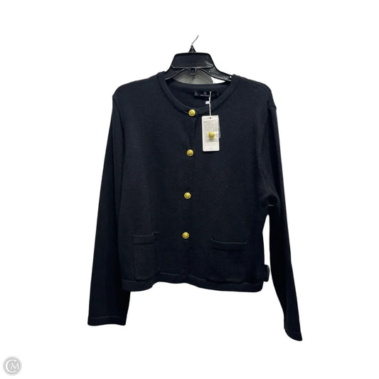 Sweater Cardigan By Lillusory In Black, Size: L