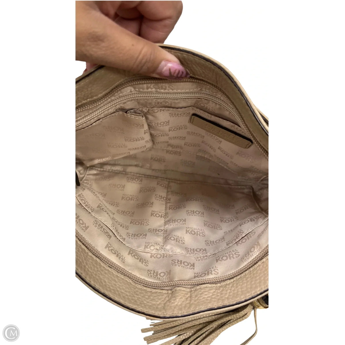 Crossbody Designer By Michael Kors, Size: Medium