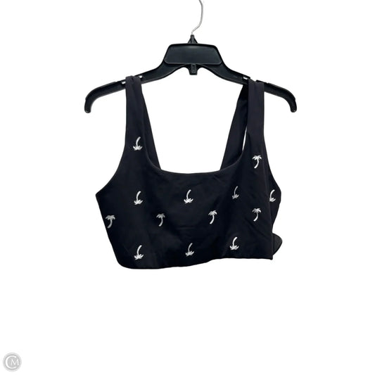 Athletic Bra By Spiritual Gangster In Black & White, Size: M