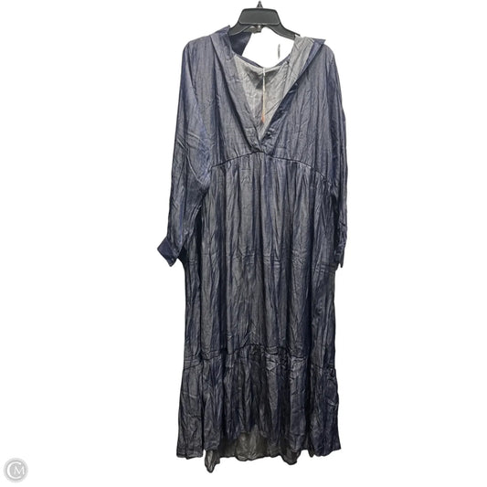 Dress Casual Maxi By coco In Blue, Size: Xxl