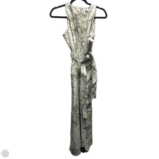Jumpsuit By Antonio Melani In Green & White, Size: 6