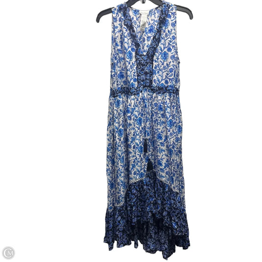 Dress Casual Maxi By Tommy Bahama In Blue & White, Size: Xs