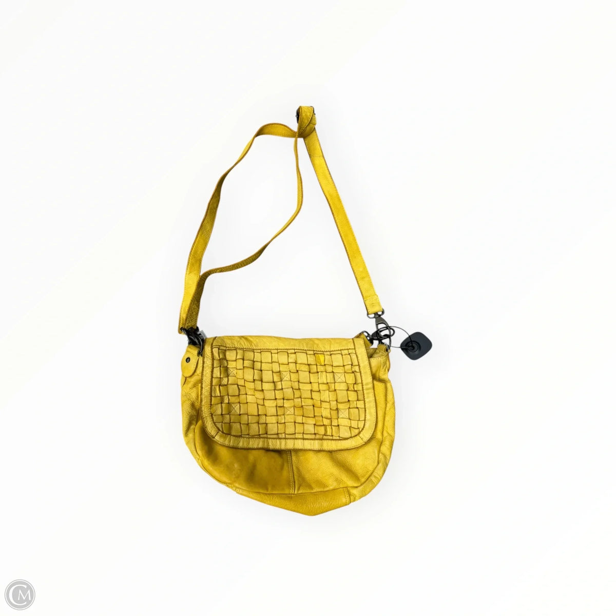 Crossbody Leather By Vera Pelle, Size: Medium