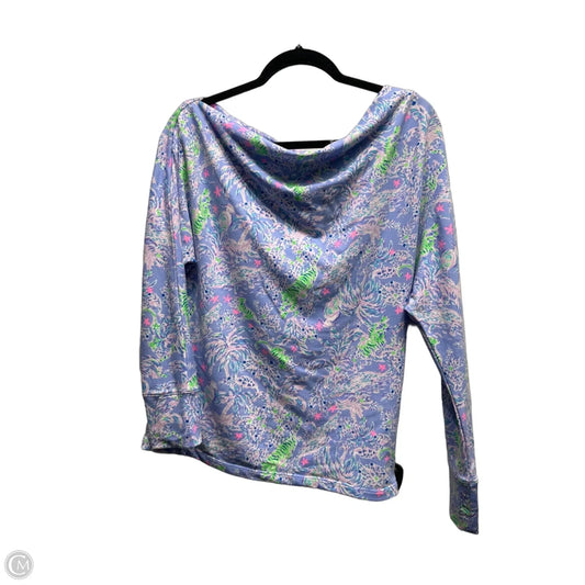 Top Long Sleeve Designer By Lilly Pulitzer In Purple, Size: M