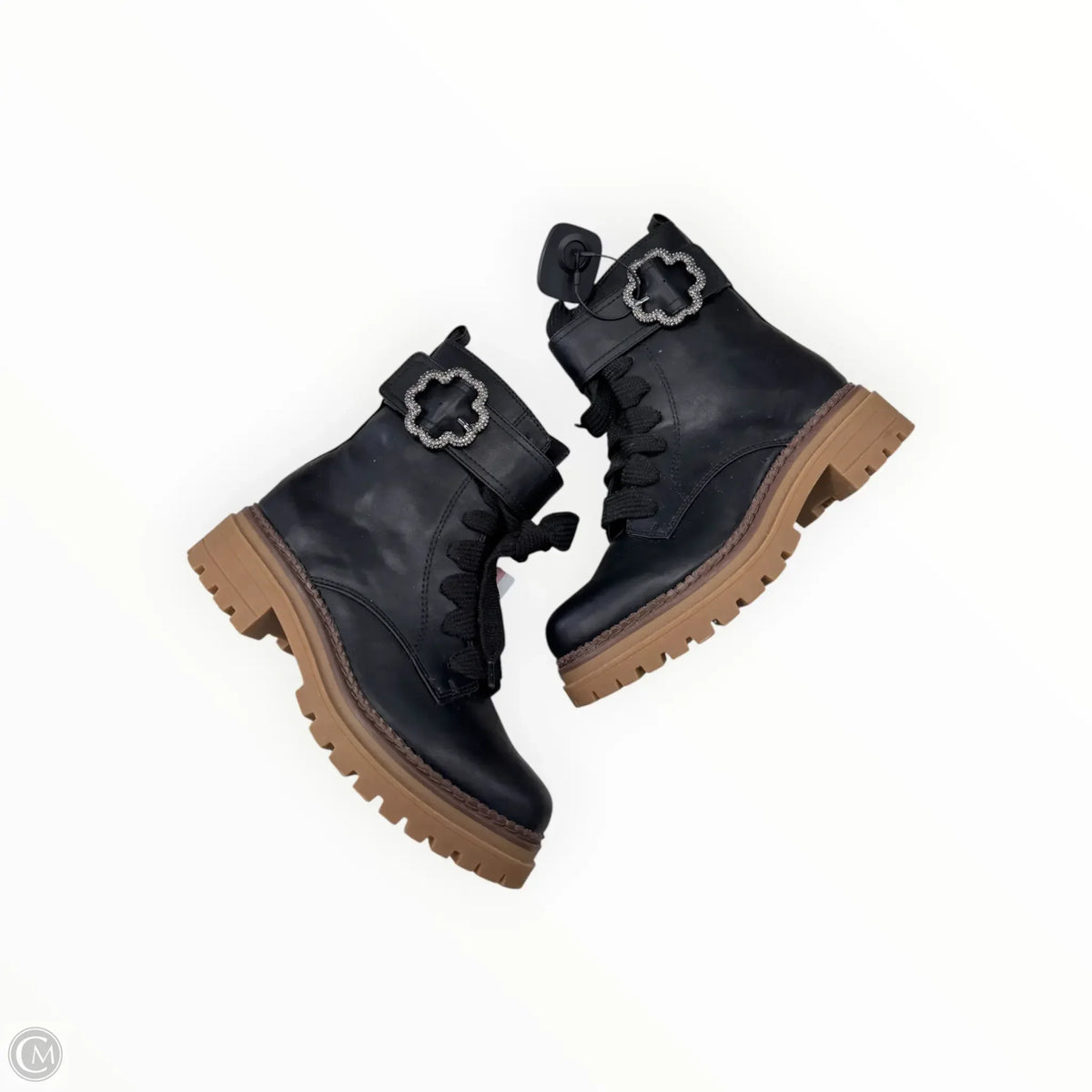 Boots Combat By Sam And Libby In Black, Size: 7.5
