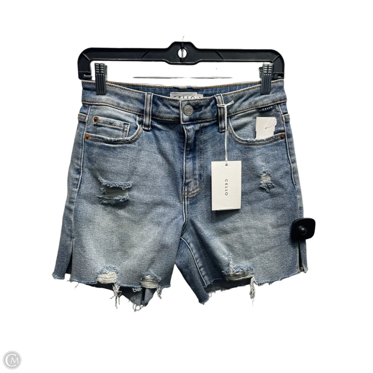 Shorts By Cello In Blue Denim, Size: S