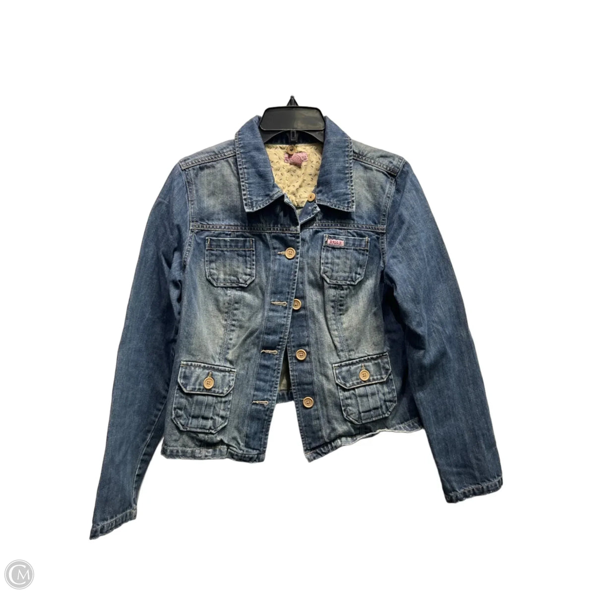 Jacket Denim By Duckhead In Blue Denim, Size: L