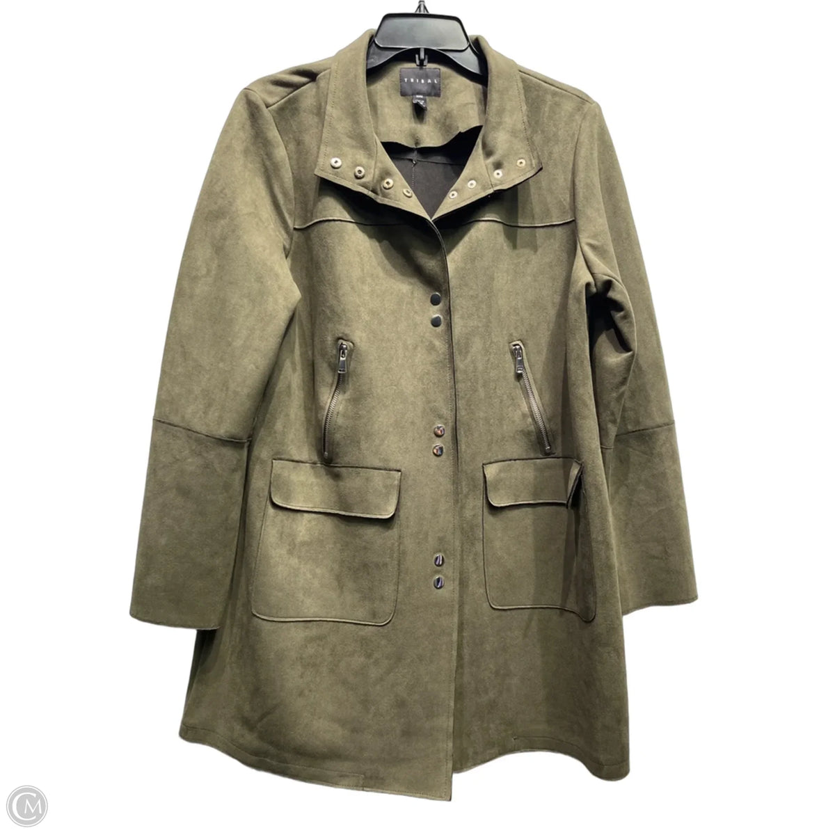 Jacket Other By Tribal In Green, Size: M