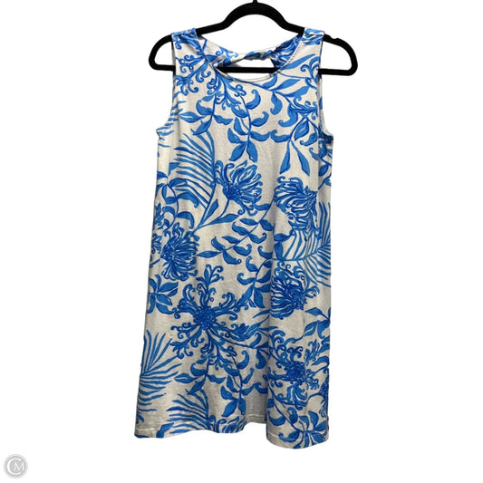Dress Designer By Lilly Pulitzer In Blue & White, Size: S