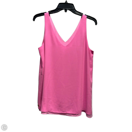 Top Sleeveless Designer By Lilly Pulitzer In Pink, Size: S