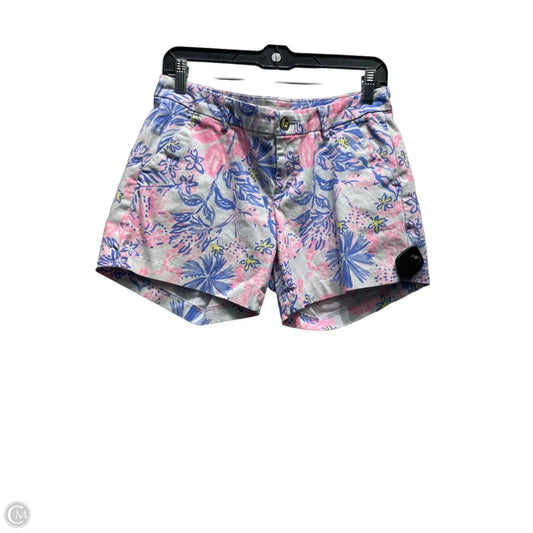 Shorts Designer By Lilly Pulitzer In Blue & Pink, Size: 4