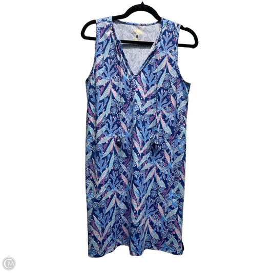Dress Designer By Lilly Pulitzer In Blue & Purple, Size: S