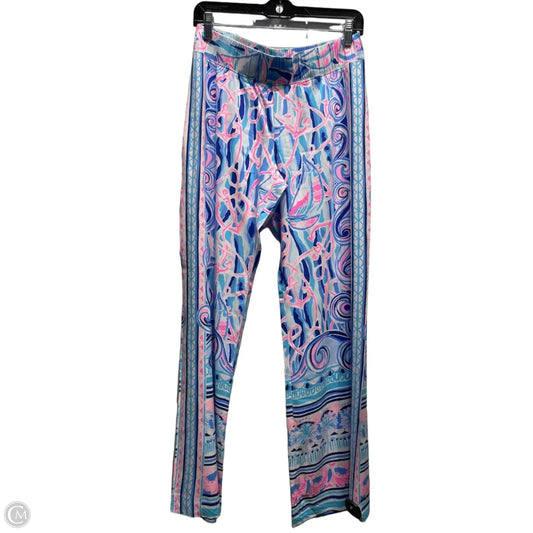 Pants Designer By Lilly Pulitzer In Blue & Pink, Size: S