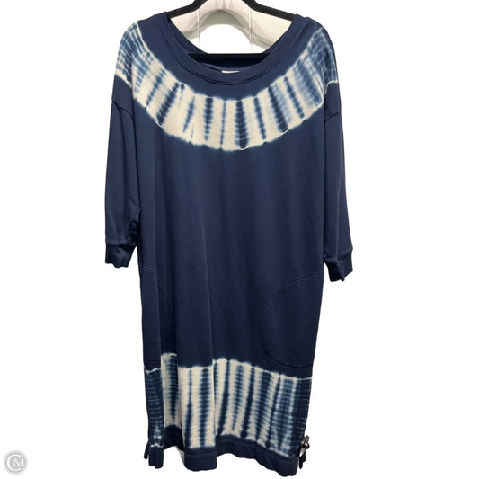 Dress Casual Midi By Pure Jill In Blue, Size: L