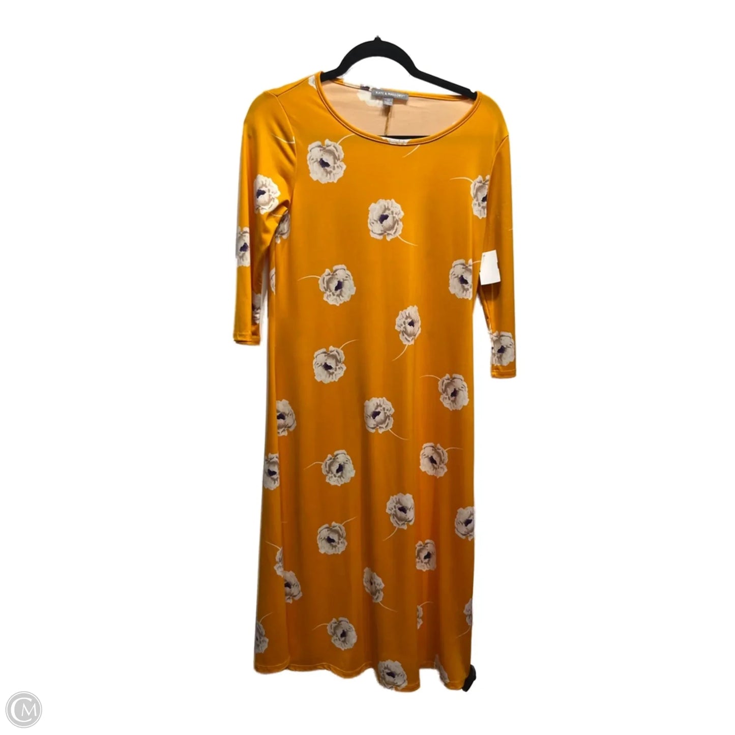 Dress Casual Midi By Kate & Mallory In Orange & Purple, Size: Xs