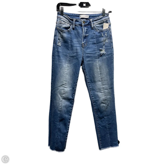 Jeans Cropped By Flying Monkey In Blue Denim, Size: 4